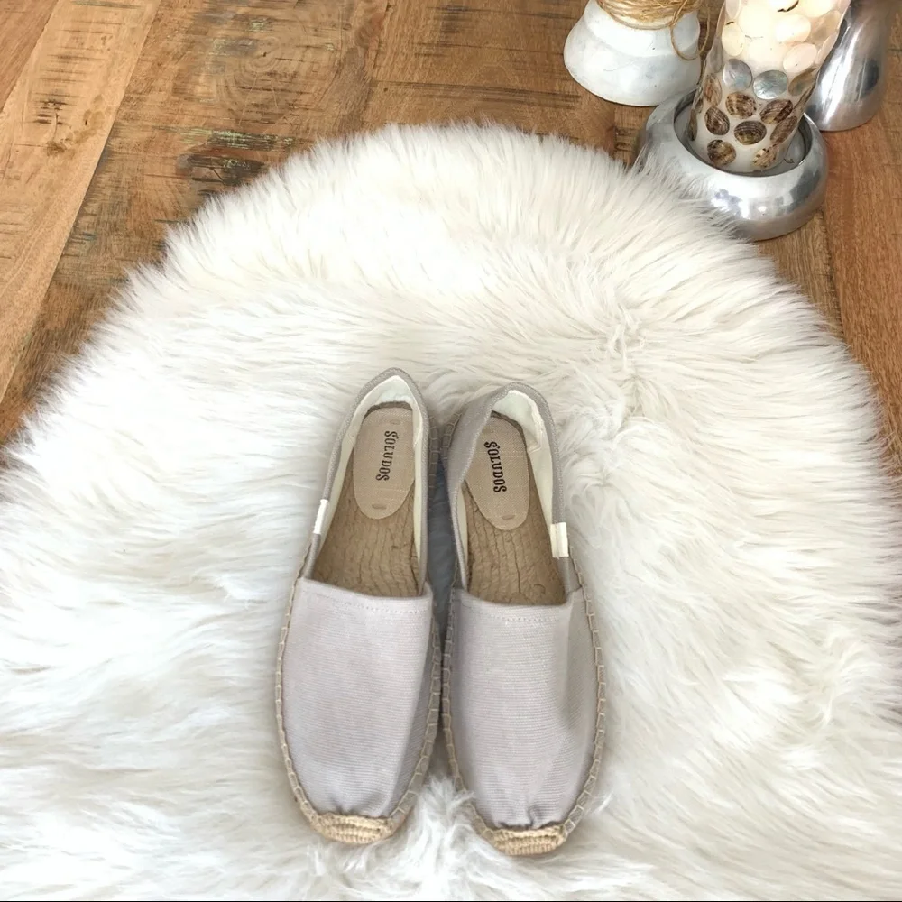 Soludos Dali Canvas Slip On Espadrilles SIZE 8